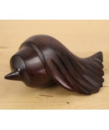 Hand Carved Ironwood Seashell 4&quot; Wood Conch Shell Nautical Décor Paperwe... - £10.22 GBP