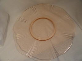 Pink American Sweetheart Depression Glass 12 Inch Salver - £14.57 GBP