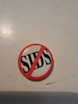 Vintage Button Pinback No Anti SIDS Vtg Retro  - $9.03