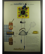 1952 Nestle&#39;s Bouillon Cubes, Nestea and Nescafe Ad - £14.55 GBP