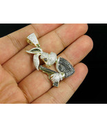 2.25Ct Round Diamond Bugs Bunny Holding Gun Fashion Pendant 14k Yellow G... - $189.99
