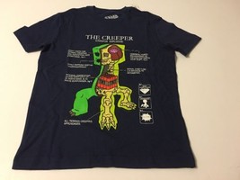 Old Navy Minecraft Tee Shirt Boys Blue Graphic Short Sleeve - £12.50 GBP