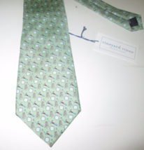 Vineyard Vines Martha&#39;s Vineyard Hammer Ladder Necktie Lansing Building ... - $35.00