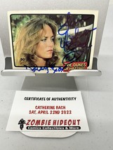 1981 The Dukes of Hazzard &#39;Daisy&#39; Card SIGNED Catherine Bach! Zombie Hideout COA - £39.04 GBP