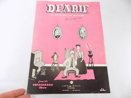 Vintage SHEET MUSIC 1950 DEARIE from the COPACABANA SHOW 1950 - £7.09 GBP