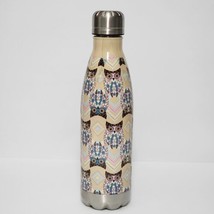 PURE Stainless Steel Vacuum-Insulated Water Bottle, 500ml (17 oz) Owl Mosaic  - £9.39 GBP