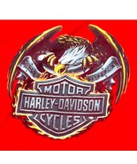 Harley-Davidson Graceland Memphis TN XL T-Shirt 100% Cotton Red Eagle Ba... - £21.09 GBP