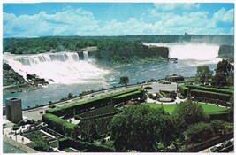 Ontario Postcard Niagara Falls American &amp; Canadian Horseshoe Falls 5.5 x... - $2.16