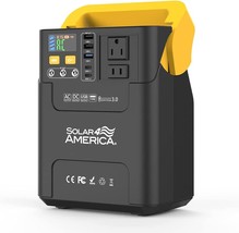 Solar4America&#39;S Ac 80W/88.8Wh, 100W/222Wh, And 200W/222Wh Portable Power - £175.39 GBP