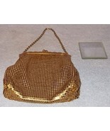 Whiting and Davis Gold Mesh Ladies Evening Purse Made USA - £24.31 GBP