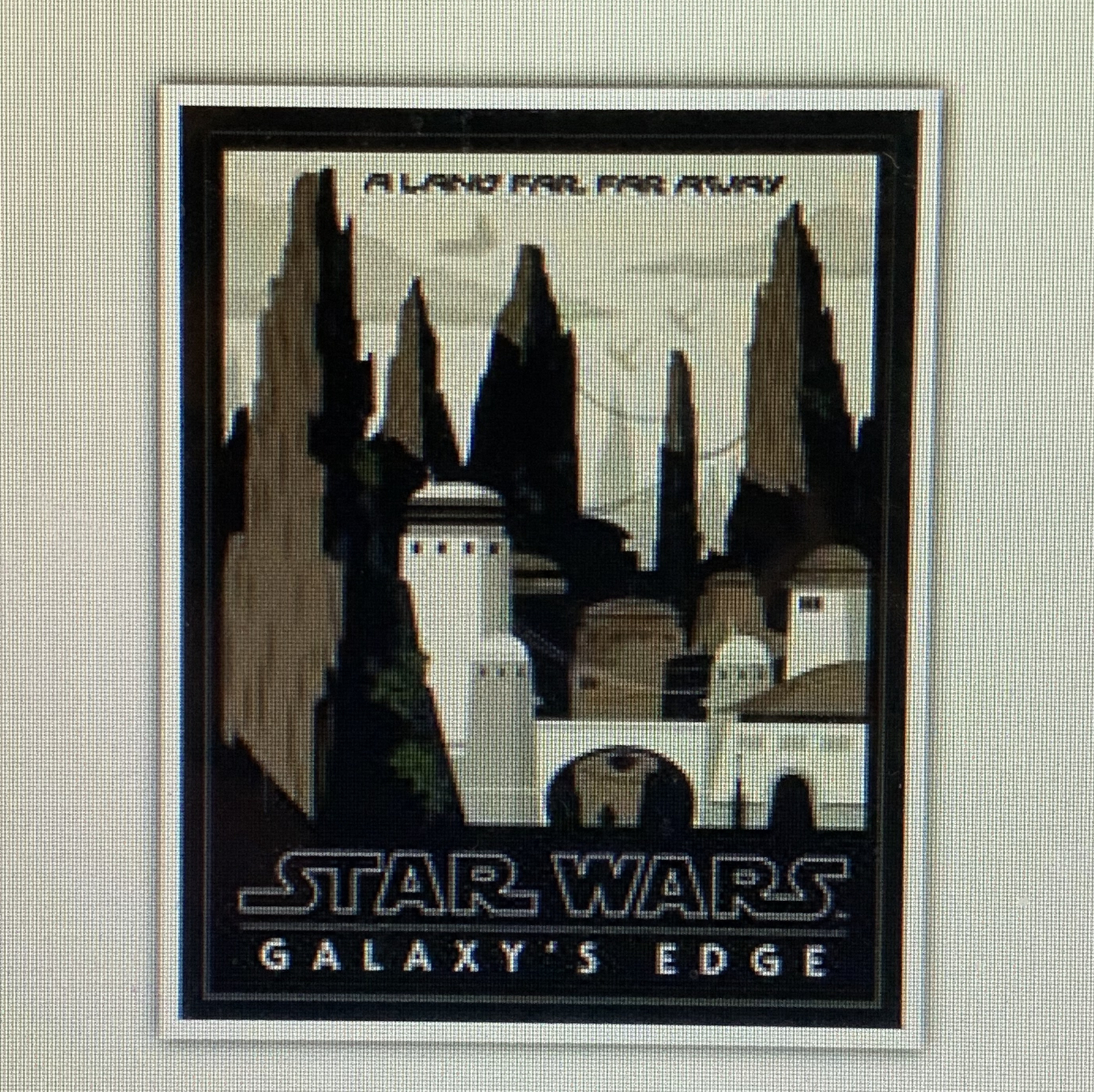 Disney Parks Star Wars Galaxy&#39;s Edge Attraction Poster Art Print 16 x 20... - $47.90