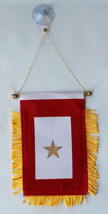 Service Banner (Gold Star)  - Window Hanging Flag - £2.47 GBP