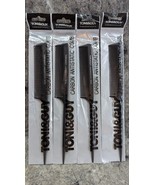 Lot of 4 New TONI &amp; GUY - Carbon Anti Static Comb 06300 - $8.99