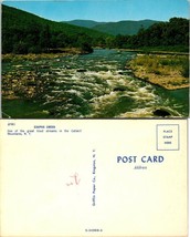 New York(NY) Catskill Mountains Esopus Creek Trout Stream Pines Vintage Postcard - £7.47 GBP