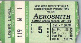 Aerosmith Concert Ticket Stub February 5 1983 Kansas City Missouri - £27.08 GBP