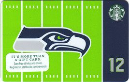 Starbucks 2016 Seattle Seahawks 12th Man Collectible Gift Card New No Value - £4.00 GBP