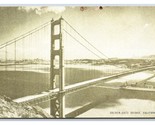 Golden Gate Bridge San Francisco California CA UNP Conoco Touraide Postc... - $3.51