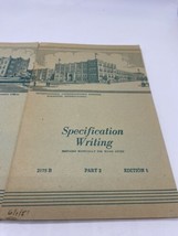 Specification Writing Vintage Booklets Home Study Books Correspondence School PA - £29.41 GBP