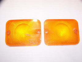 1962 Ford Falcon Amber Lenses Oem SAE-PD 62 Fn Pair - £29.24 GBP