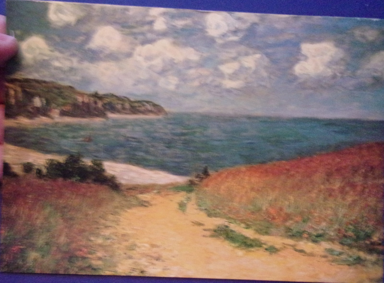 Art Postcard Beach Line Scene - $1.99