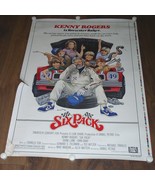 Kenny Rogers Six Pack Brewster Baker Movie Poster Vintage 1982* - $55.37 CAD