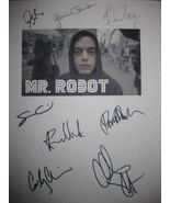 Mr Robot signed TV Screenplay script X8 Autograph Signature Rami Malek C... - £13.36 GBP