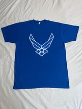 Blue USAF Graphic T-shirt Large - $14.99
