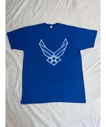 Blue USAF Graphic T-shirt Large - €12,89 EUR