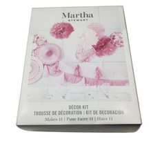 Martha Stewart Rosettes, Pom-poms, Lanterns, Garlands, Pink Tassels Party Set  - £17.57 GBP