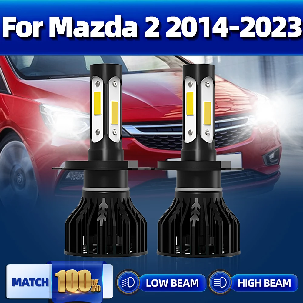 H4 LED Car Headlights 120W 20000LM Auto Light Bulbs 6000K 12V Turbo Lamp For - £30.00 GBP