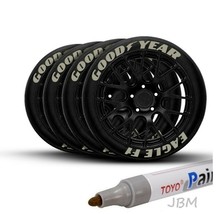 Tire Permanent Marker Tire Lettering Paint Pen TOYO Silver - £5.51 GBP+