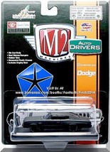 M2 Machines: 1966 Dodge Charger HEMI: Auto Drivers - Frozen Black Pearl (2016) - £9.39 GBP