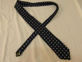 Donald J. Trump Signature Collection 100% Silk Black Blue Tie &amp; Protecto... - $38.69