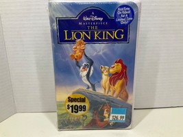 Sealed Original Hype Sticker 1st Time On Video &quot;The Lion King&quot; 1995 VHS ... - £674.51 GBP
