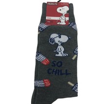 Peanuts Unisex Snoopy &quot;So Chill&quot; Crew Socks (Size 6.5-12) - £15.46 GBP