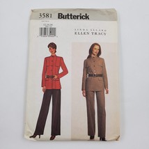 Butterick Sewing Pattern UnCut 3581 Misses Ladies Lined Jacket &amp; Pants Sz 12-16 - £5.44 GBP