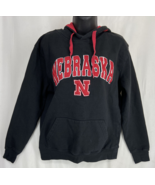 University Nebraska Huskers Stadium Black Long Sleeve Hoodie Unisex Adul... - £12.69 GBP