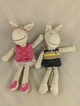 Donkey Horse Plush Lot Boy Girl Lovey 9 Inch Stuffed Animal Toy - $19.95