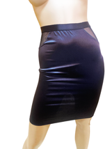 L&#39;agent By Agent Provocateur Donne Gonna Slip Pencil Skirt Solido Nera Taglia S - £39.85 GBP