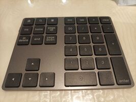Number Pad, Aluminum Wireless Number Pad for Multi Devices, USB-C Rechar... - $44.10
