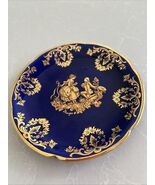 Imperia Limoges 22K Gold &amp; Cobalt Blue Mini Plate - $409.18 MXN
