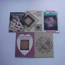 Vintage Quilting Pattern books / booklets Lot of 5 Patchwork Projects - $9.49