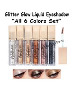 Santee Metallic Glitter Glow Liquid Eyeshadow 6 Color Set - $11.42