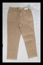 M Jeans by Maurices Slim Straight Ankle High Rise Tan Denim Jeans  size ... - $21.77