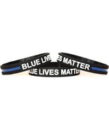 Three 7&quot; Blue Lives Matter Wristbands for Children - $13.55 CAD