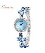 Ladies Lucky Clover Love Crystal Strap Austrian Drilling Women Watches 2019 - $15.35+