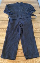 Gap Women’s Button Front Jumpsuit Size 12P Black J10 - £23.11 GBP