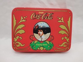 Vintage Coca Cola With (2) Used Playing Card Decks With Tin - £28.01 GBP