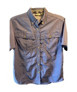 White Sierra Womens Button Down Hiking Fishing Shirt Medium Vented Short... - $20.31 CAD