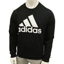 Nwt Adidas Msrp $59.99 Mountain Men&#39;s Black Long Sleeve Crew Neck Sweatshirt M L - £16.58 GBP